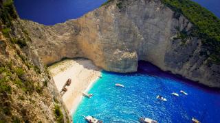 pláž Navagio na ostrově Zakynthos - Cestovinky.cz