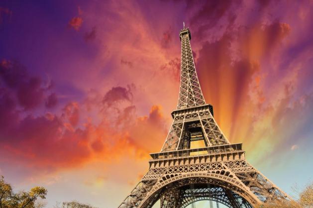 Pohled na Eiffelovu věž