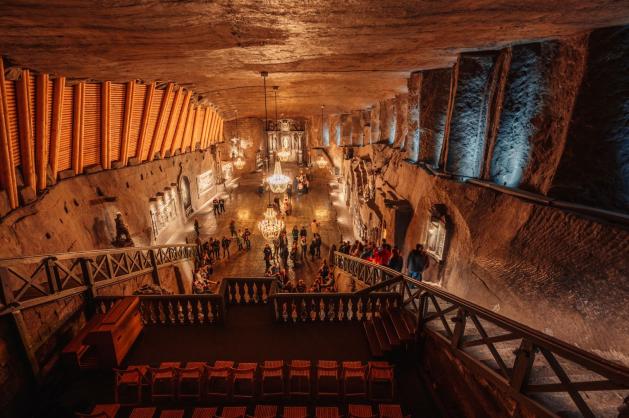 Solný důl Wieliczka