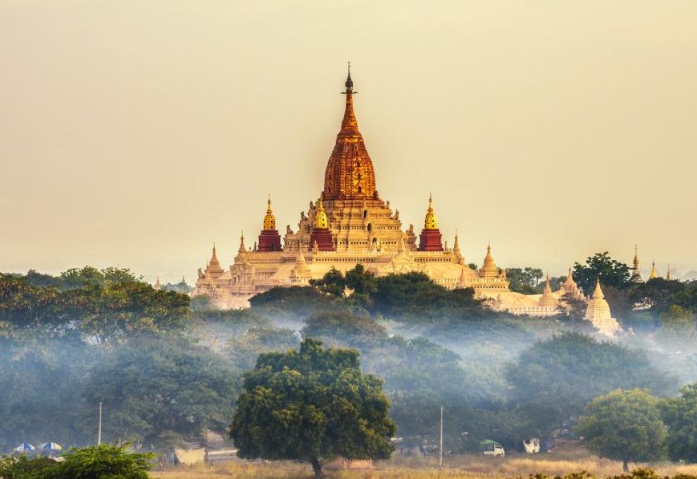 Anándova pagoda v Baganu - Cestovinky.cz