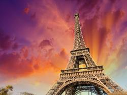 Pohled na Eiffelovu věž